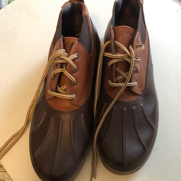 SPERRY MENS TOP SLIDER CHUKKA DUCK RAIN BOOTS SIZE 12 - Picture 1 of 10